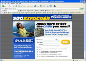 xtra Cash Landing Page
