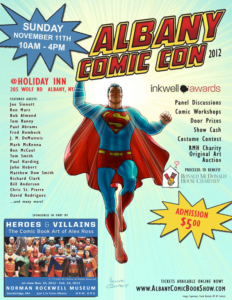 Albany comic con flyer